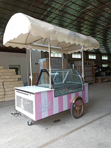 towable ice cream cart